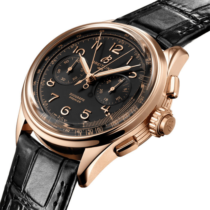 Breitling Premier B15 Chronograph Duograph 42 18K Red Gold Men's Watch - Premium Luxury Product