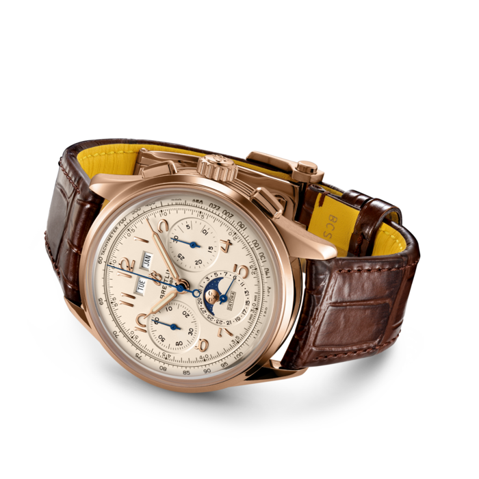 Breitling Premier B25 Datora 42 18K Rose Gold Men's Watch - Premium Luxury Product