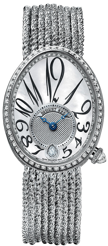 Breguet Reine De Naples 18K White Gold Ladies Watch - Premium Luxury Product