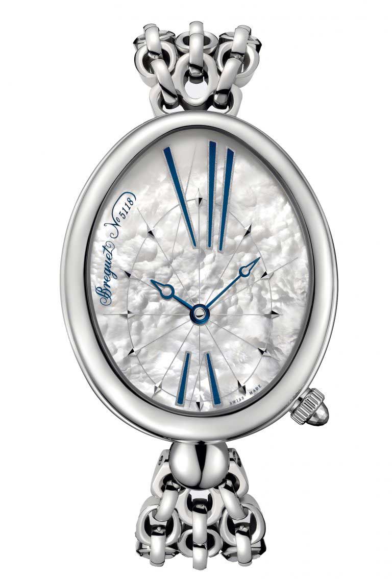 Breguet Reine De Naples 8967 Stainless Steel Ladies Watch - Premium Luxury Product