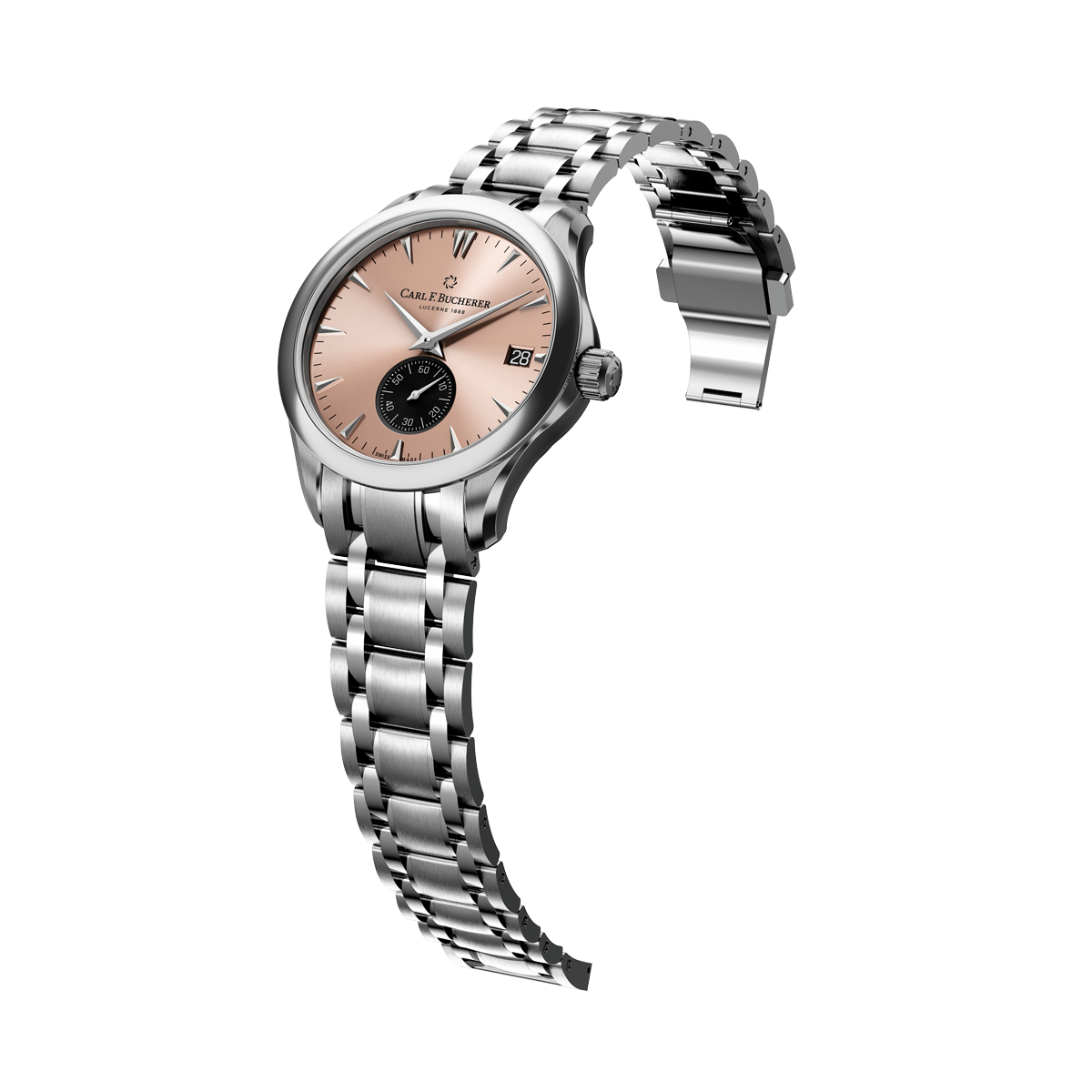 Carl F. Bucherer Manero Chronometer Stainless Steel Men's Watch - Premium Luxury Product