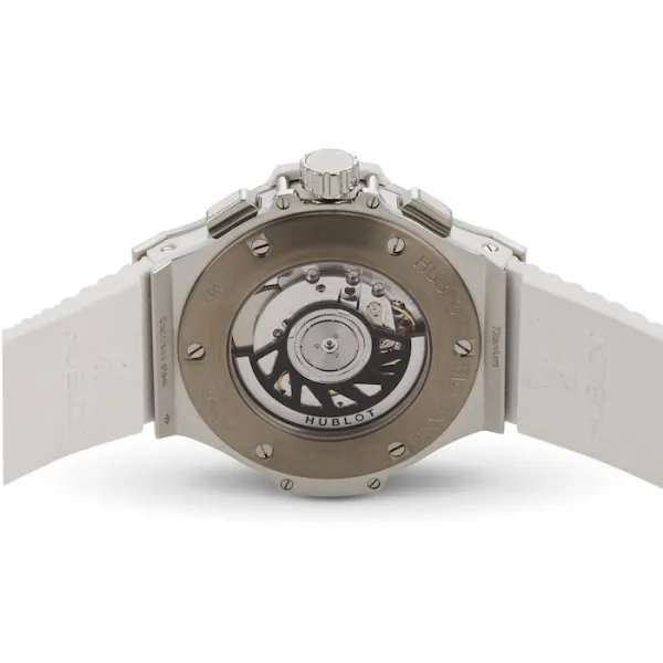 Hublot Big Bang 41mm Steel Diamonds Rubber White Ladies Watch - Premium Luxury Product