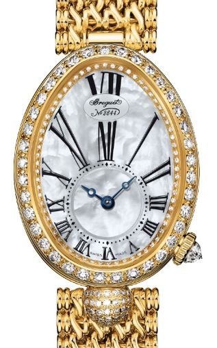 Breguet Reine de Naples 18K Yellow Gold & Diamonds Lady's Watch - Premium Luxury Product