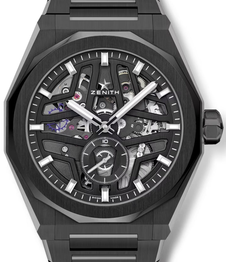 Zenith DEFY Skyline Skeleton Black Ceramic Men's Watch