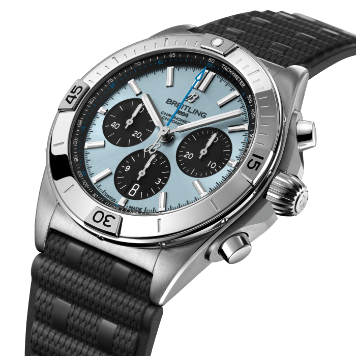 Breitling Chronomat Chronograph  Stainless steel & Platinum Men's Watch - Premium Luxury Product