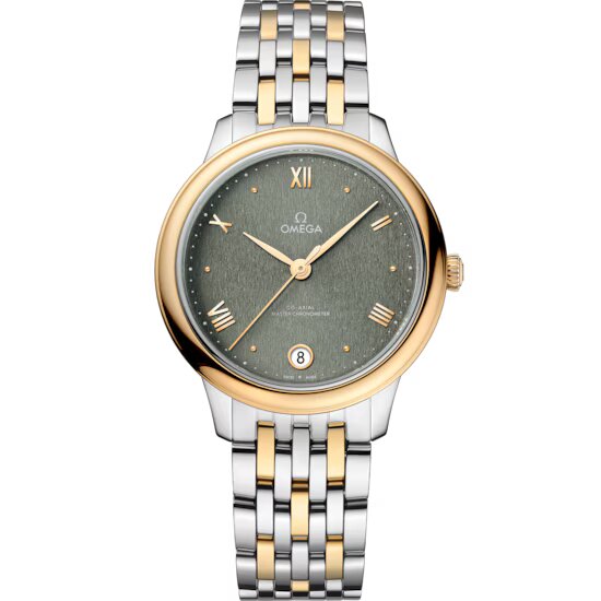 Omega De ville Prestige Stainless steel & 18K Yellow Gold Lady's Watch - Premium Luxury Product