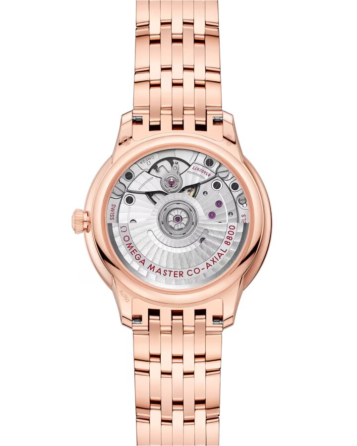 Omega De ville Prestige 18K Sedna™Gold & Diamonds Lady's Watch - Premium Luxury Product