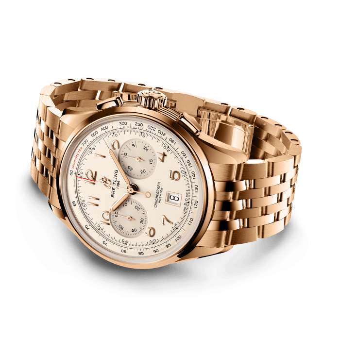 Breitling Premier B01 Chronograph 42 mm 18K Red Gold Men's Watch - Premium Luxury Product