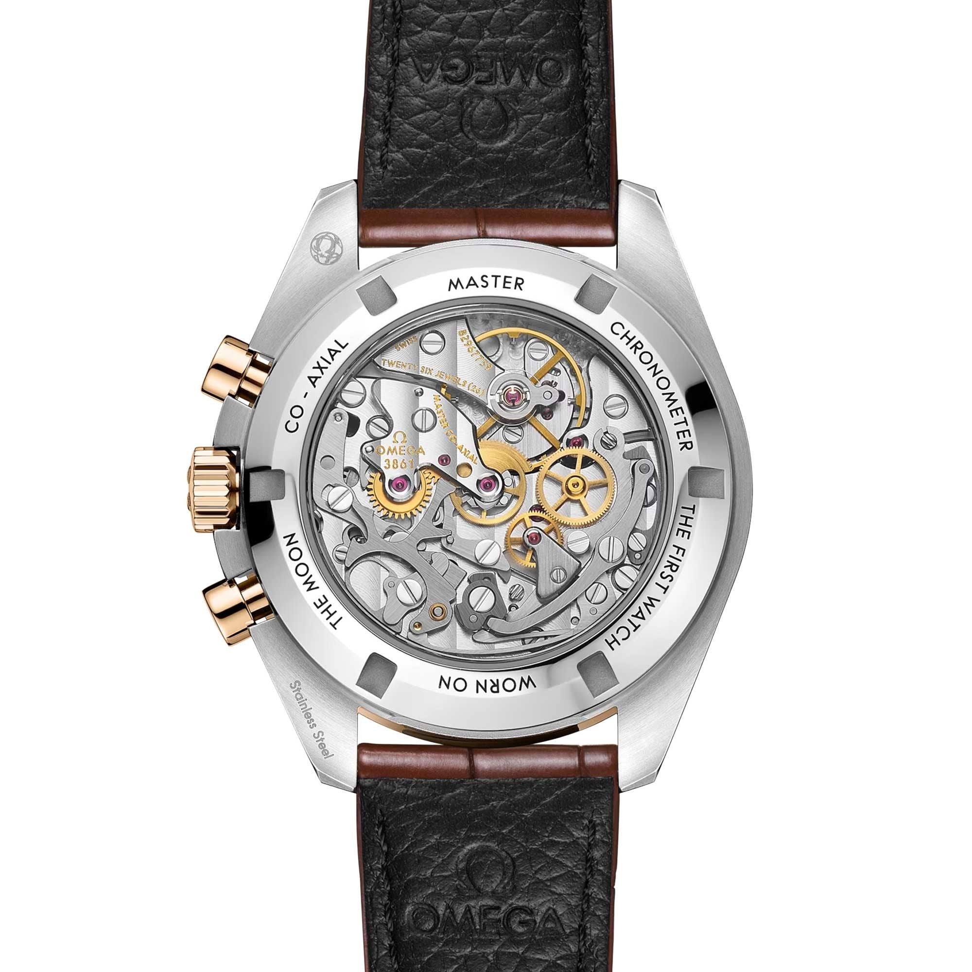 Omega Speedmaster Moonwatch Professional Chronograph Stainless steel & 18K Moonshine™ Gold & Ceramic Men's Watch - Premium Luxury Product