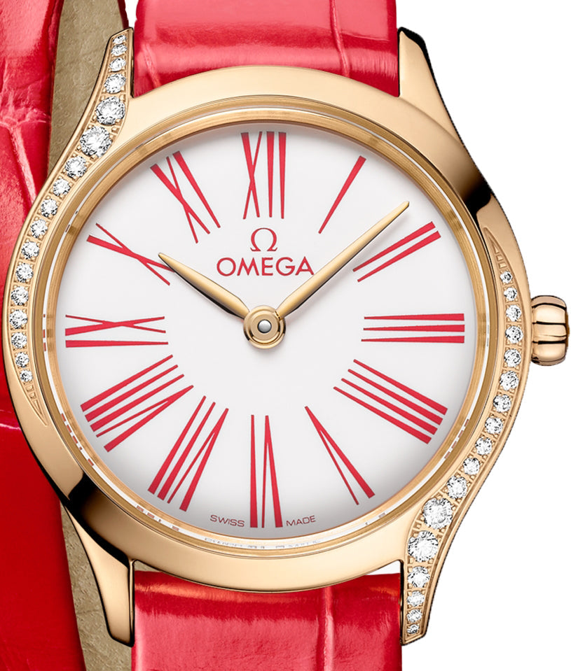 Omega De ville Mini Trésor 18K Moonshine™ Gold & Diamonds Lady's Watch - Premium Luxury Product