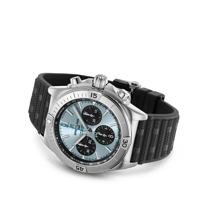 Breitling Chronomat Chronograph  Stainless steel & Platinum Men's Watch - Premium Luxury Product