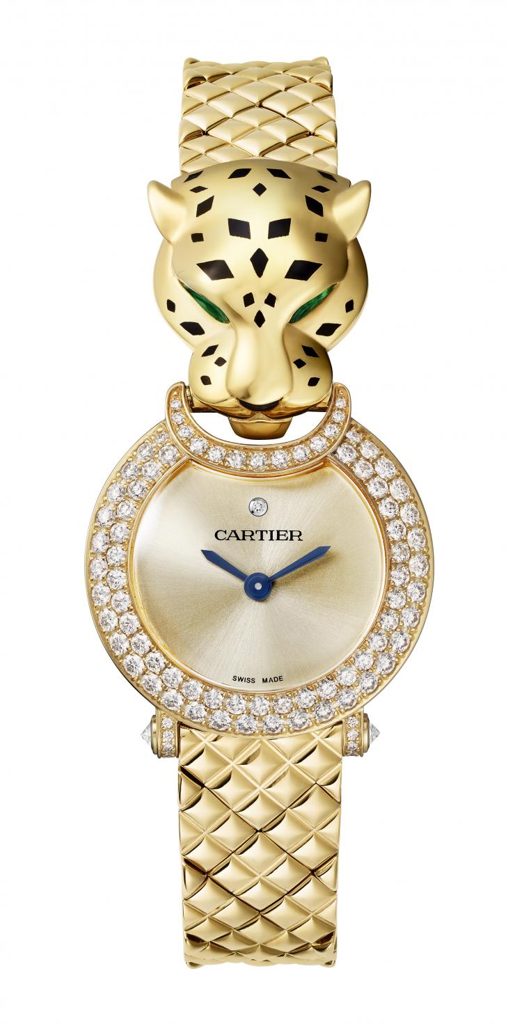 Cartier Panthere de Cartier 18K Yellow Gold & Diamonds Lady's Watch - Premium Luxury Product