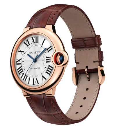 Cartier Ballon Bleu 18K Rose Gold Unisex Watch - Premium Luxury Product