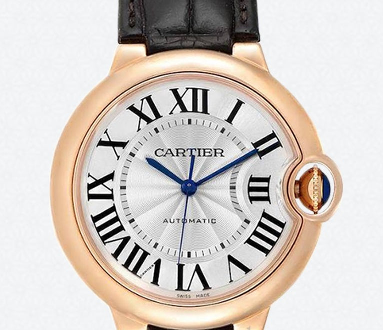 Cartier Ballon Bleu 18K Rose Gold Unisex Watch - Premium Luxury Product