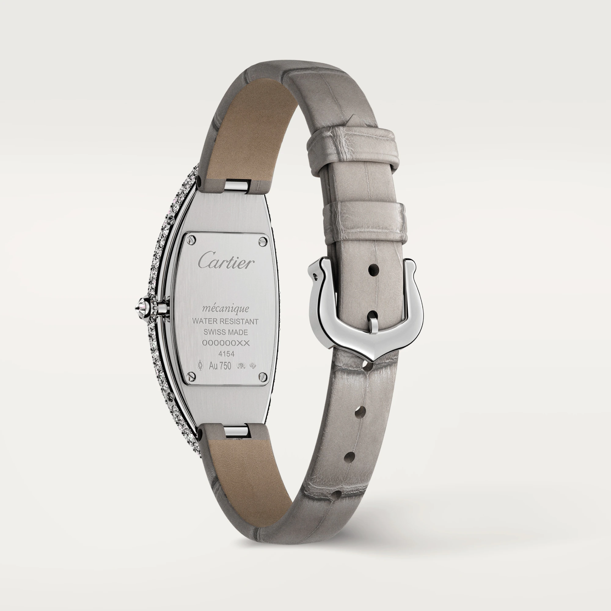 Cartier Baignoire 18K White Gold & Diamonds Ladies Watch - Premium Luxury Product
