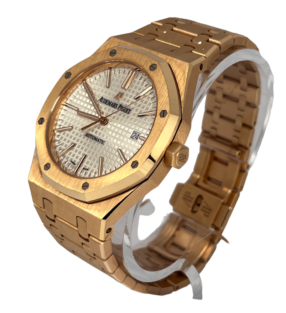 Audemars Piguet Royal Oak 18K Rose Gold Men's Watch - Premium Luxury Product