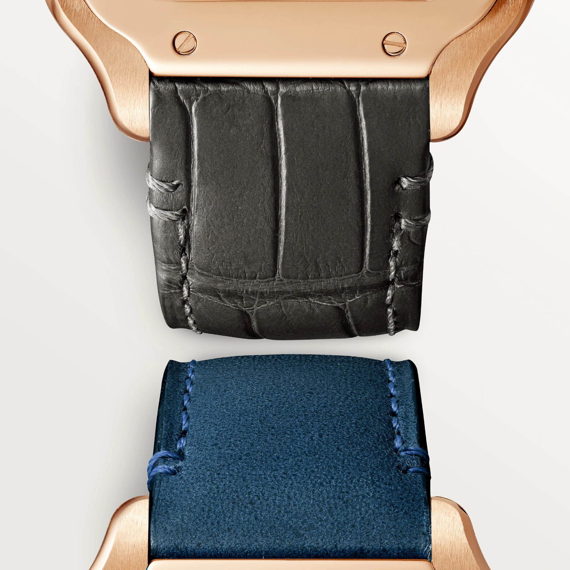 Cartier Santos Rose Gold Unisex Watch - Premium Luxury Product