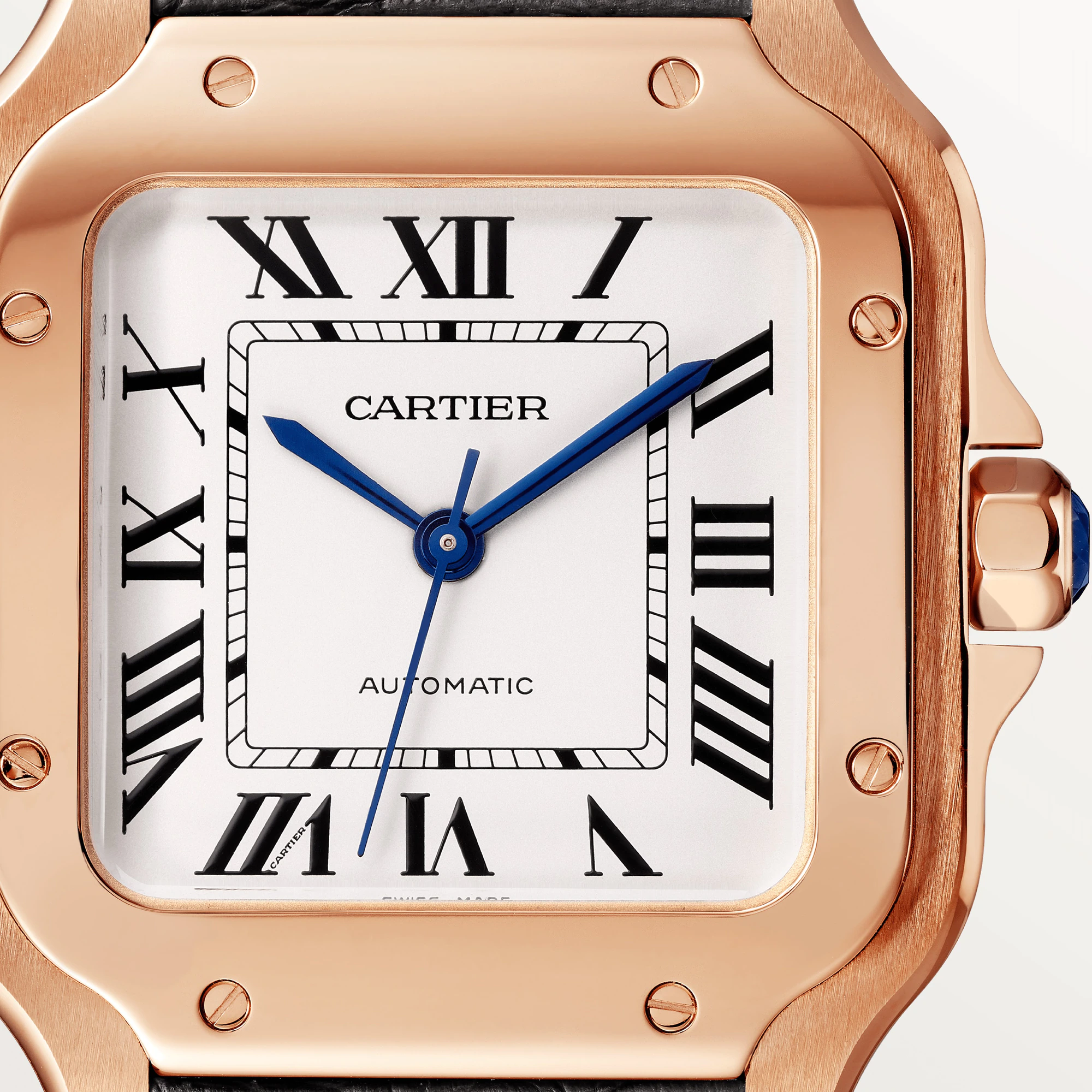 Cartier Santos Rose Gold Unisex Watch - Premium Luxury Product