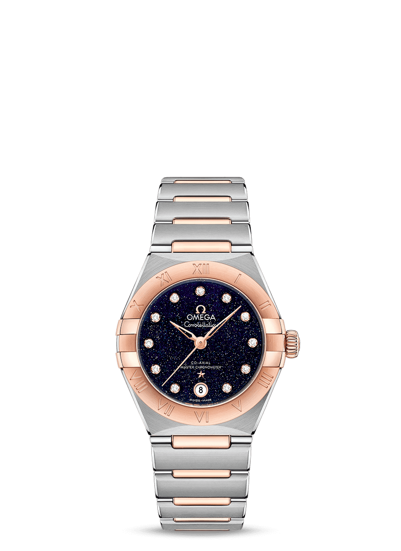 Omega Constellation Co-Axial Master Chronometer Stainless steel & Sedna™ Gold & Diamonds Lady’s Watch - Premium Luxury Product