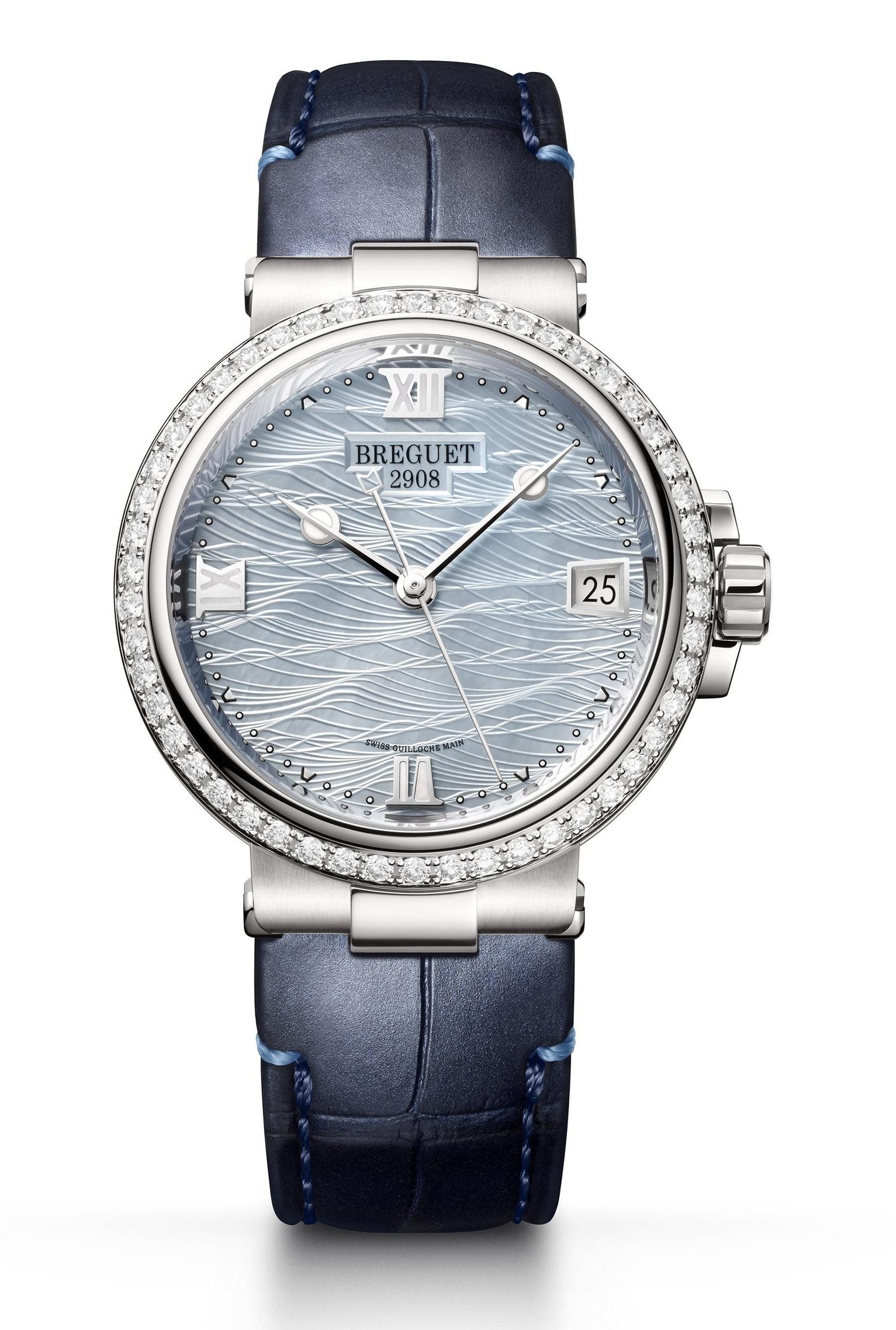Breguet Marine Dame 9518 18K White Gold - Premium Luxury Product