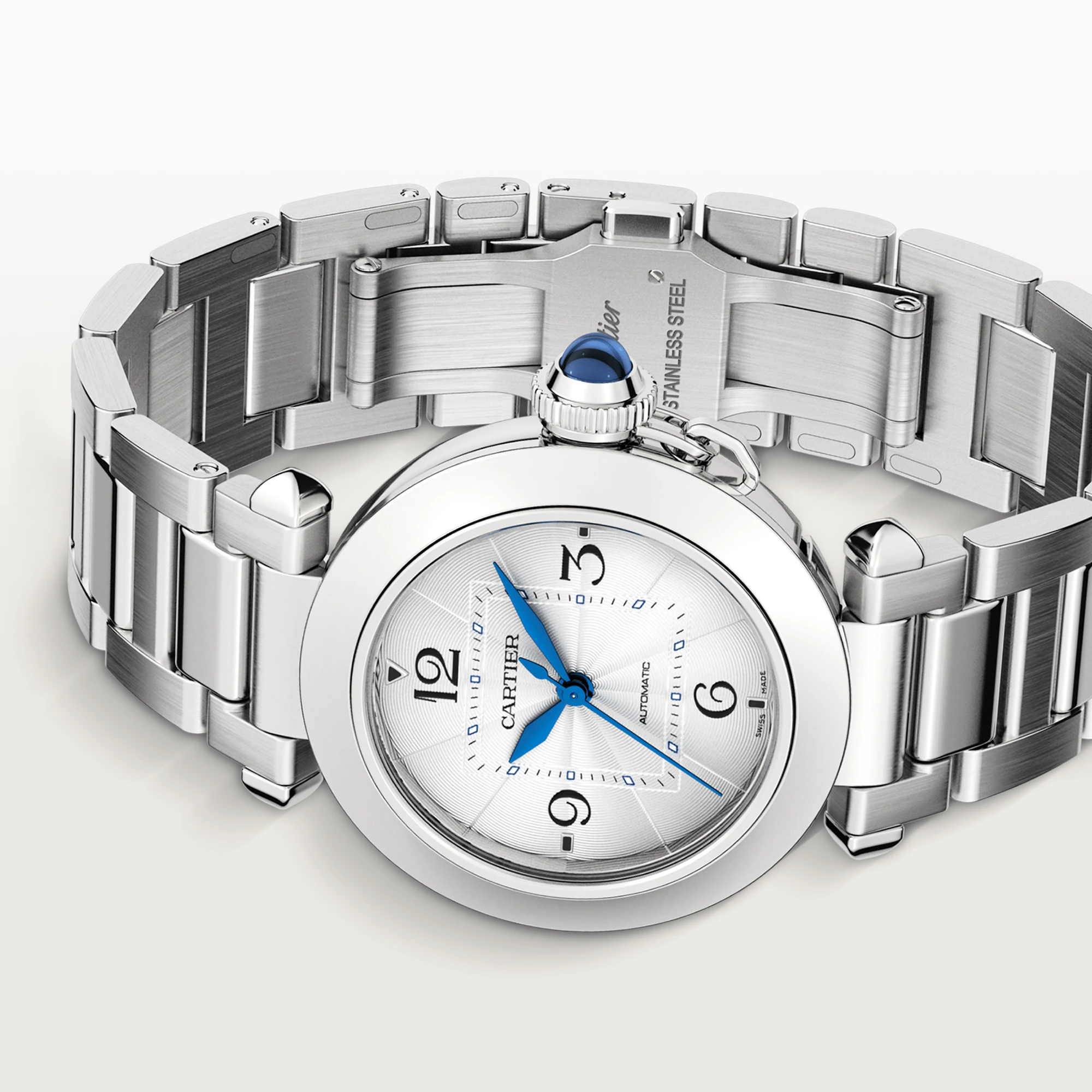 Cartier Pasha de Cartier Stainless Steel Lady's Watch - Premium Luxury Product