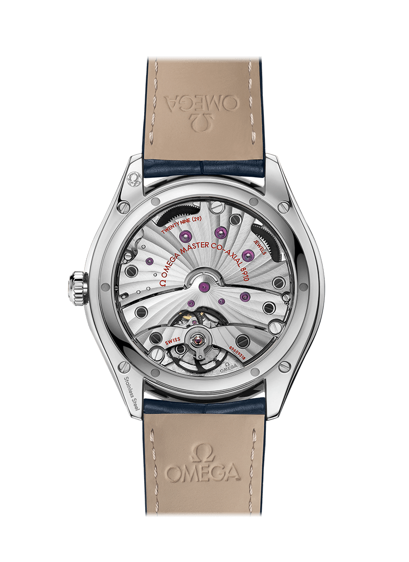 Omega De Ville Tresor Co?Axial Master Chronometer Stainless Steel & Diamonds Unisex Watch - Premium Luxury Product