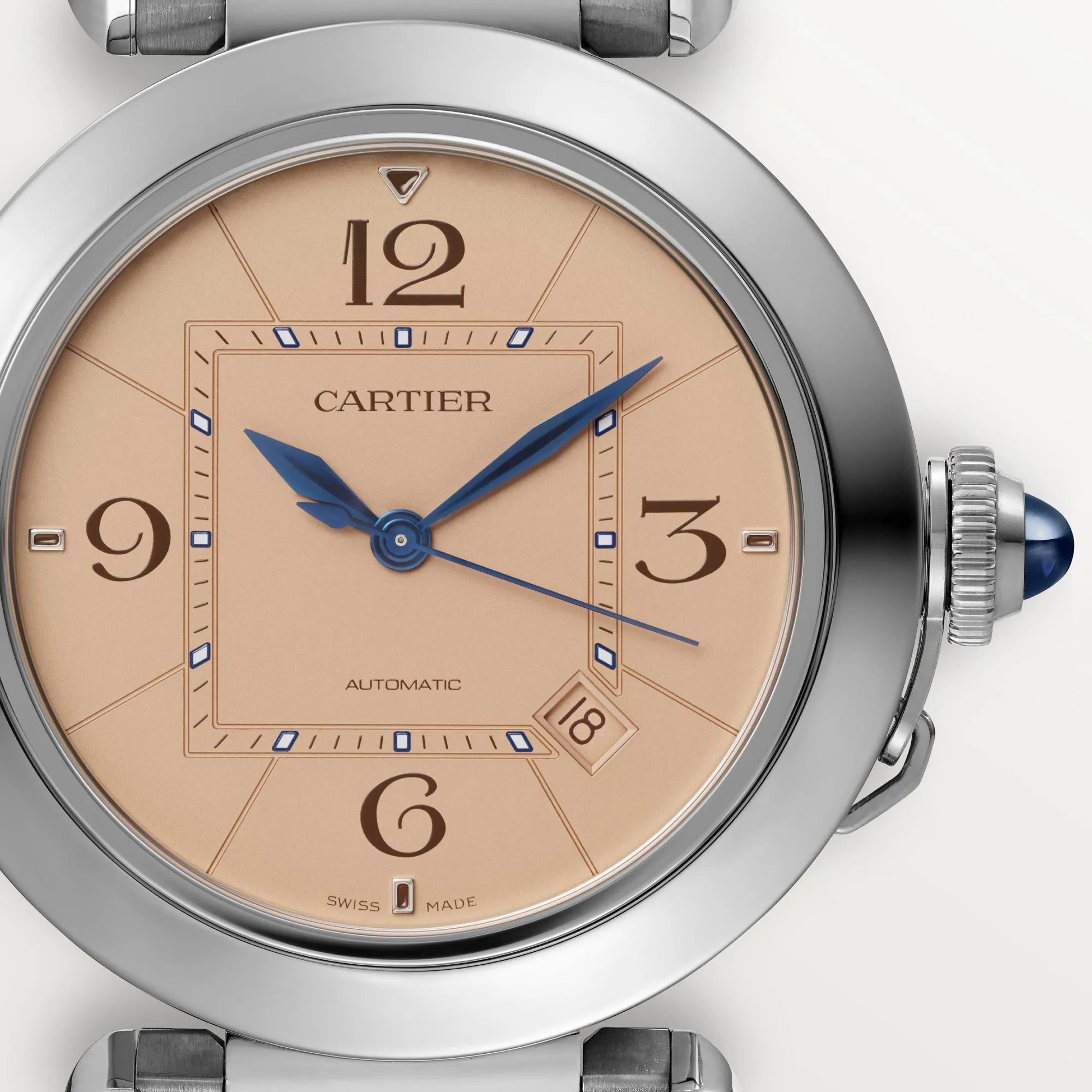 Cartier Pasha De Cartier Stainless steel Men's Watch - Premium Luxury Product