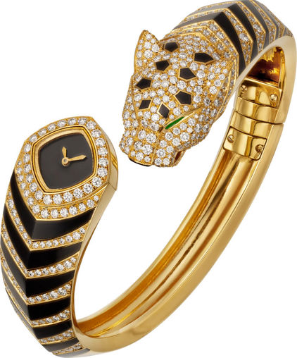 Cartier Panthere de Cartier 18K Yellow Gold & Diamonds Lady's Watch - Premium Luxury Product