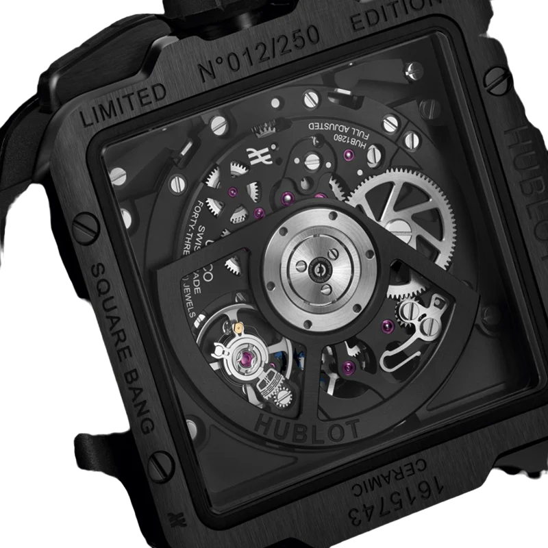 Hublot Square Bang Chronograph Ceramic & 18K Magic gold Men's Watch - Premium Luxury Product