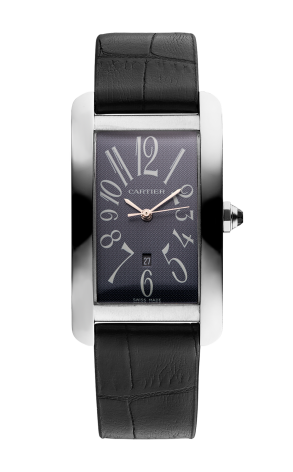 Cartier Tank Américaine 18K White Gold Unisex Watch - Premium Luxury Product