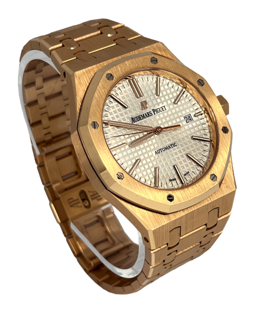 Audemars Piguet Royal Oak 18K Rose Gold Men's Watch - Premium Luxury Product