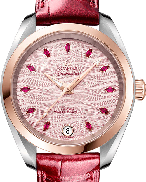 Omega Seamaster Aqua Terra Stainless steel & 18K Sedna™ gold Lady's Watch - Premium Luxury Product