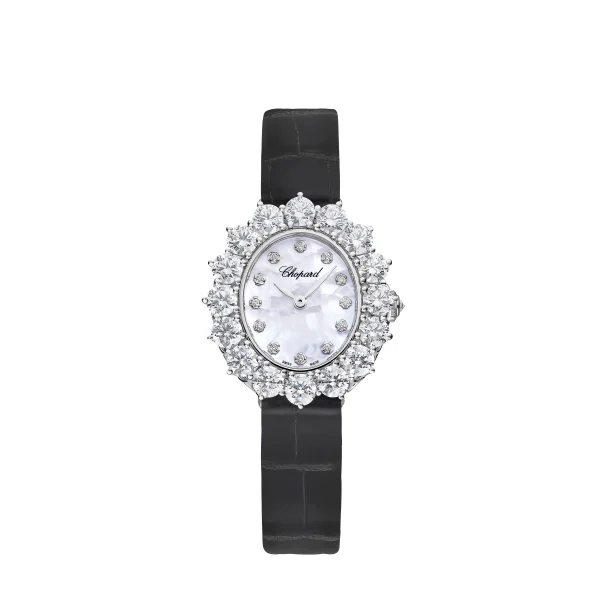 Chopard L'Heure Du Diamant 18k White Gold & Diamonds Lady's Watch - Premium Luxury Product