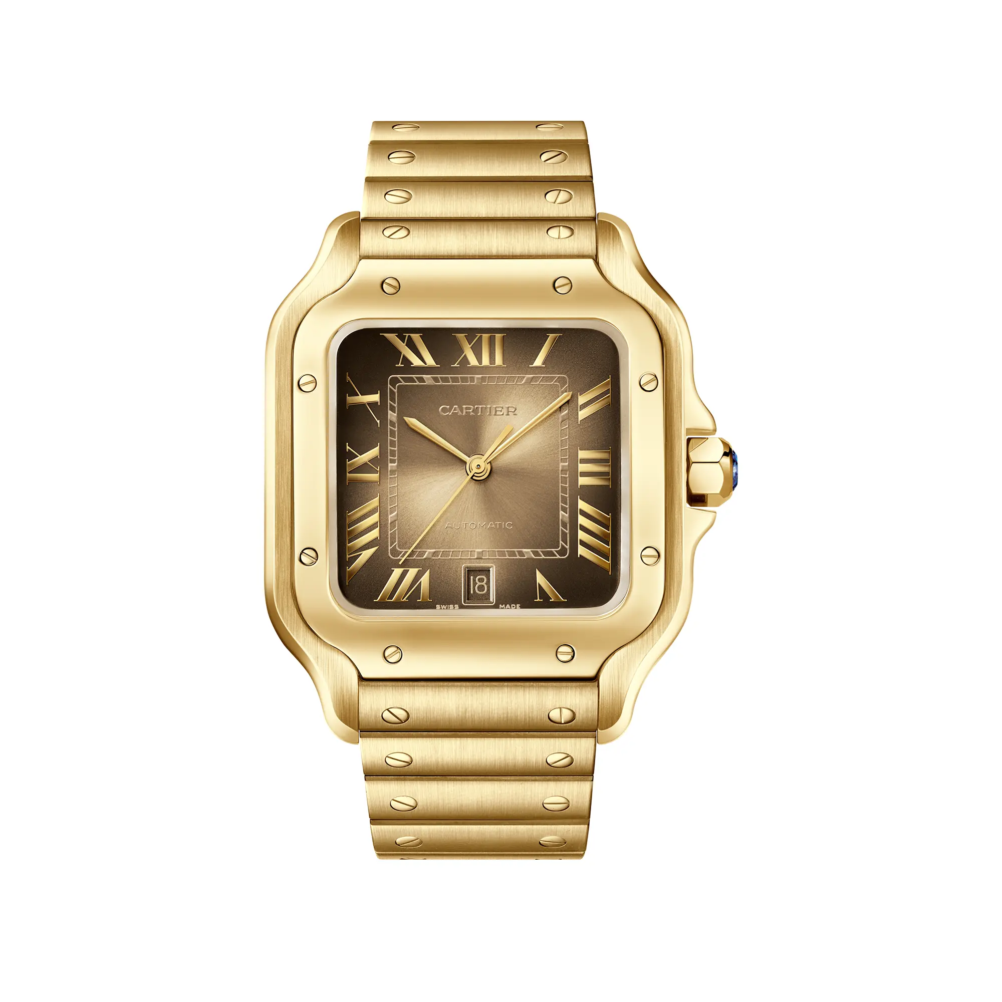 Cartier Santos de Cartier 18K yellow gold Men's Watch - Premium Luxury Product