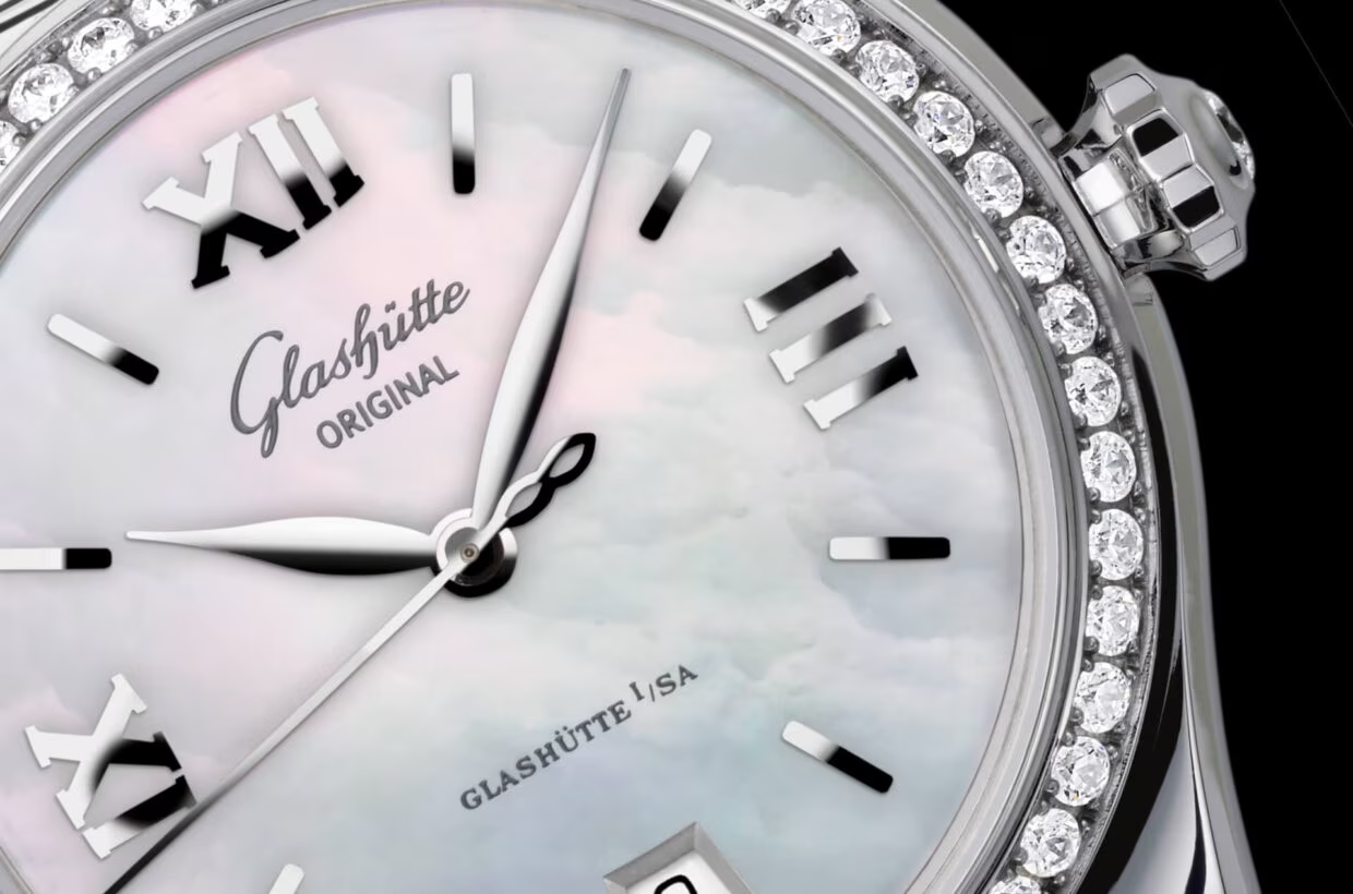 Glashutte Original Lady Collection Serenade Stainless steel & Diamonds Lady's Watch - Premium Luxury Product