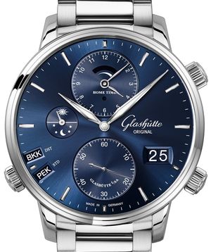 Glashutte Original Senator Cosmopolite Stainless steel Men's Watch - Premium Luxury Product