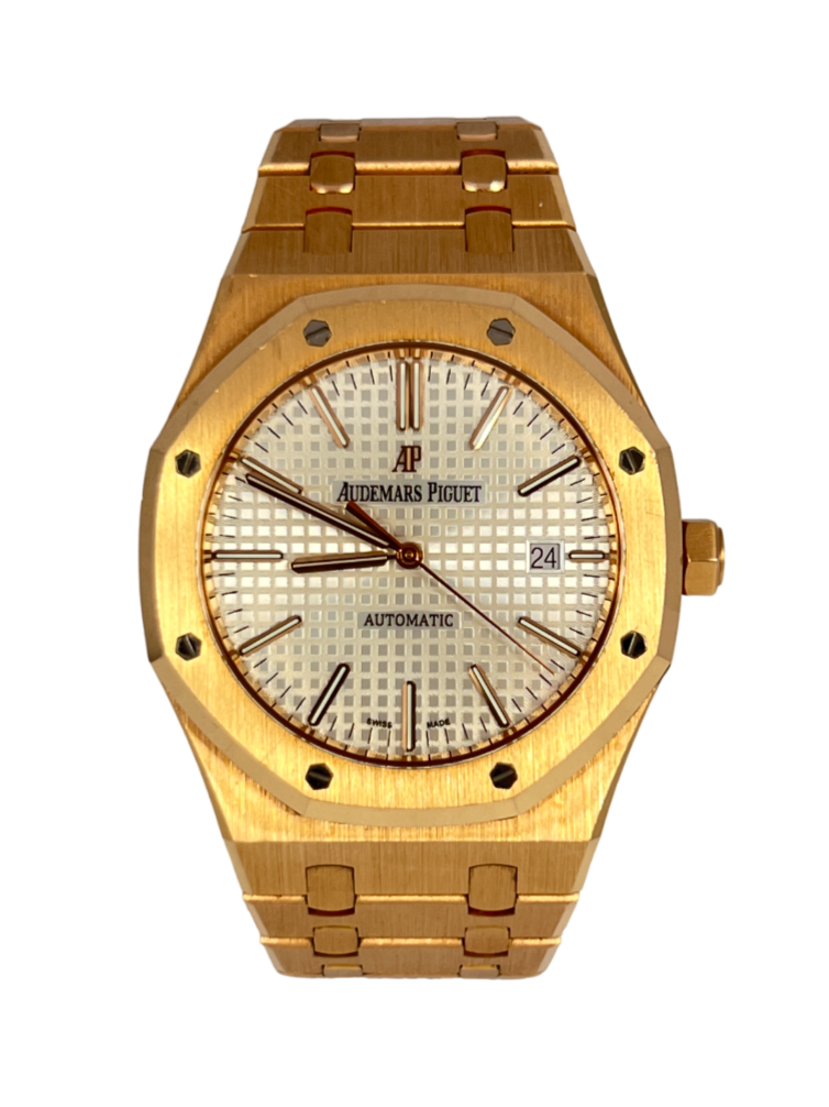 Audemars Piguet Royal Oak 18K Rose Gold Men's Watch - Premium Luxury Product