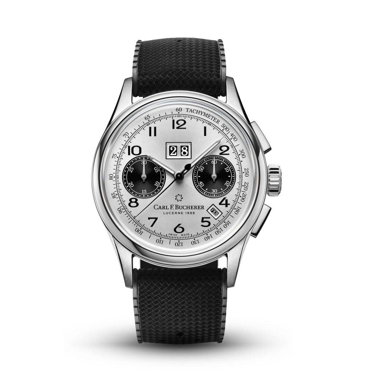 Carl F. Bucherer Haritage Annual calendar Chronograph Stainless steel Limited Edition Men's Watch - Premium Luxury Product