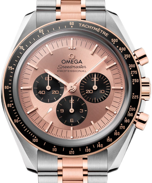 Omega Speedmaster Moonwatch Professional Chronograph Stainless steel & 18K Sedna™ Gold & Ceramic Men's Watch - Premium Luxury Product