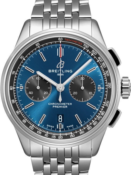 Breitling Premier Stainless Steel Men's Watch - Premium Luxury Product