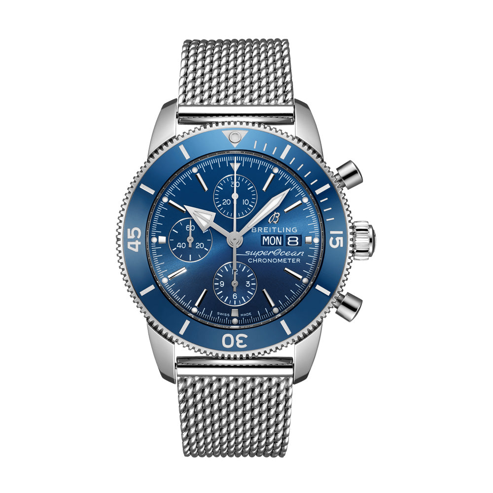 Breitling Superocean Heritage II Chronograph Stainless Steel Men's Watch - Premium Luxury Product