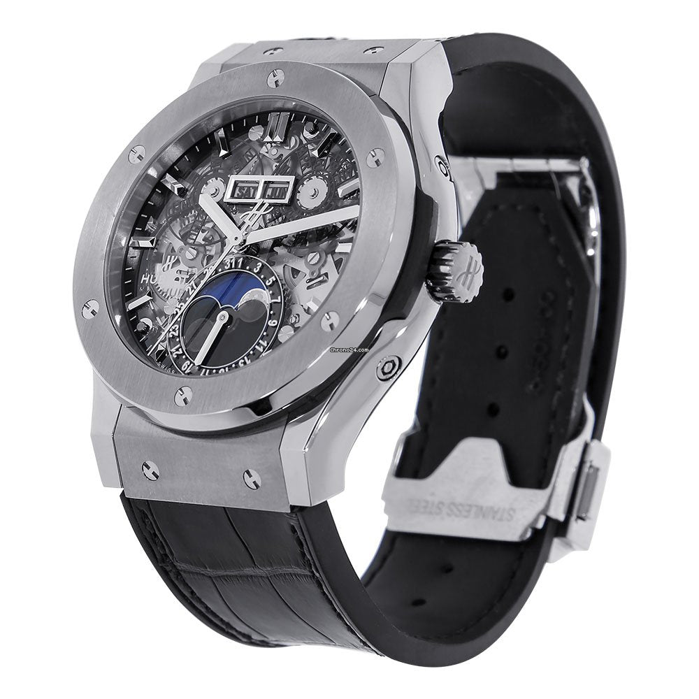 Hublot Classic Fusion 42mm Moonphase Titanium Automatic Watch - Premium Luxury Product