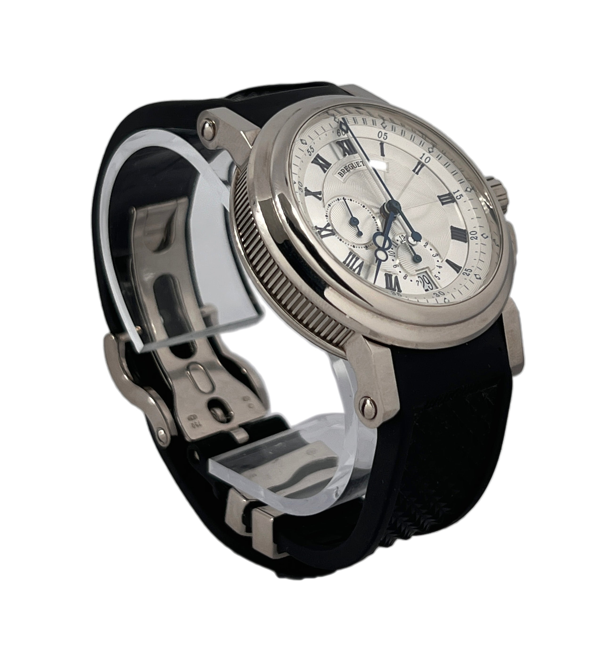 Breguet Marine 5827 18K White Gold Men's Watch - Premium Luxury Product