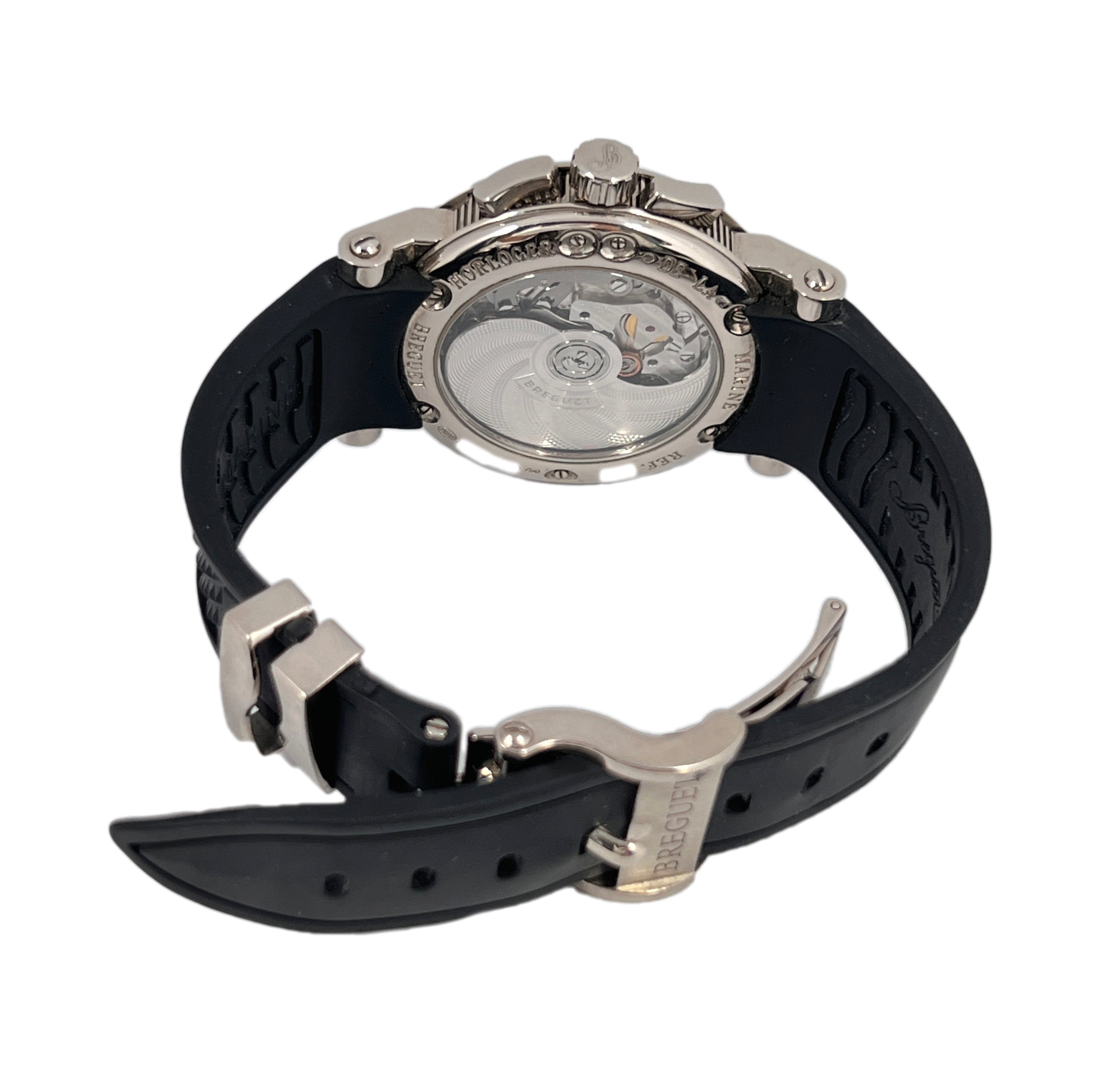 Breguet Marine 5827 18K White Gold Men's Watch - Premium Luxury Product