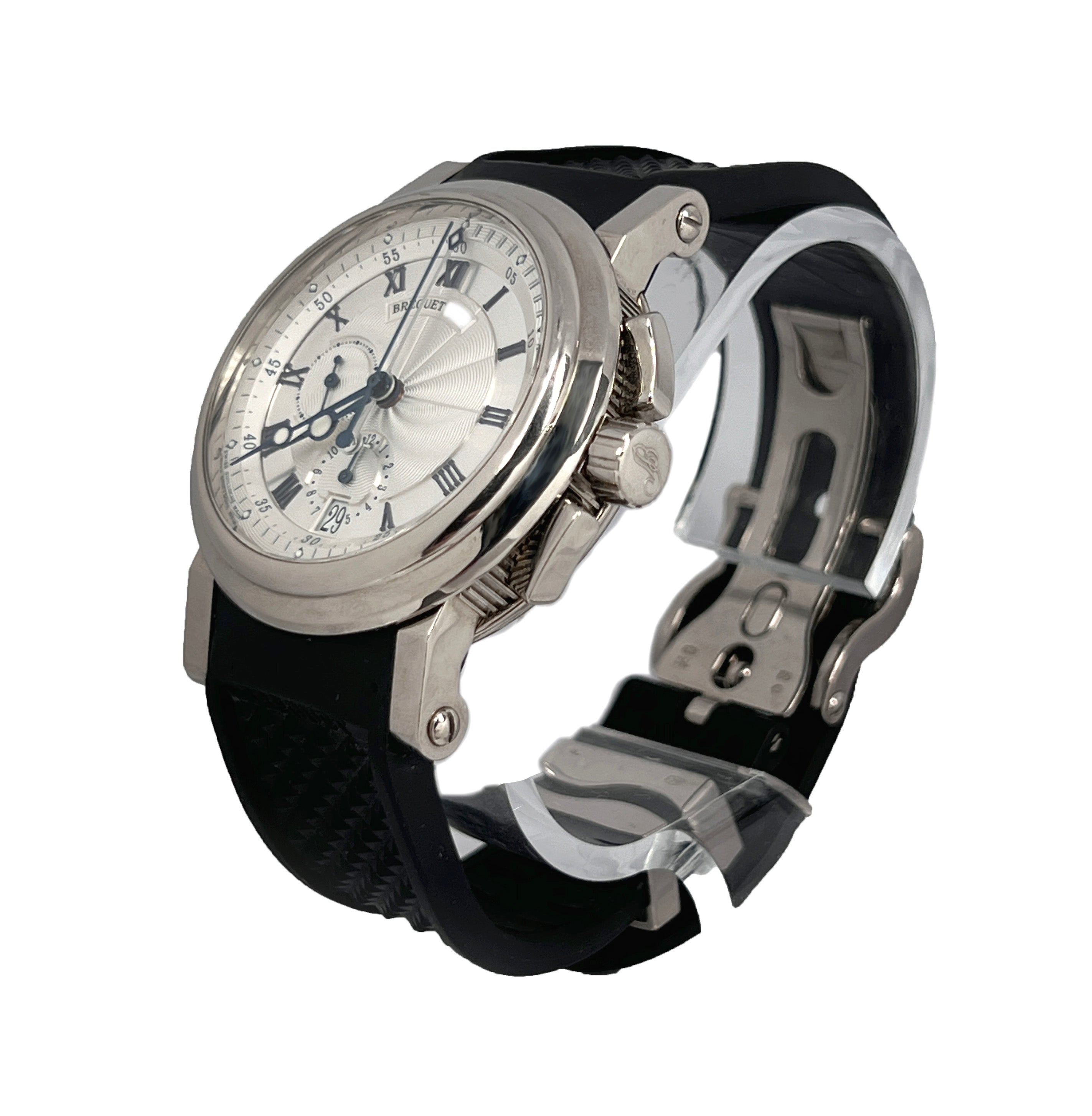 Breguet Marine 5827 18K White Gold Men's Watch - Premium Luxury Product