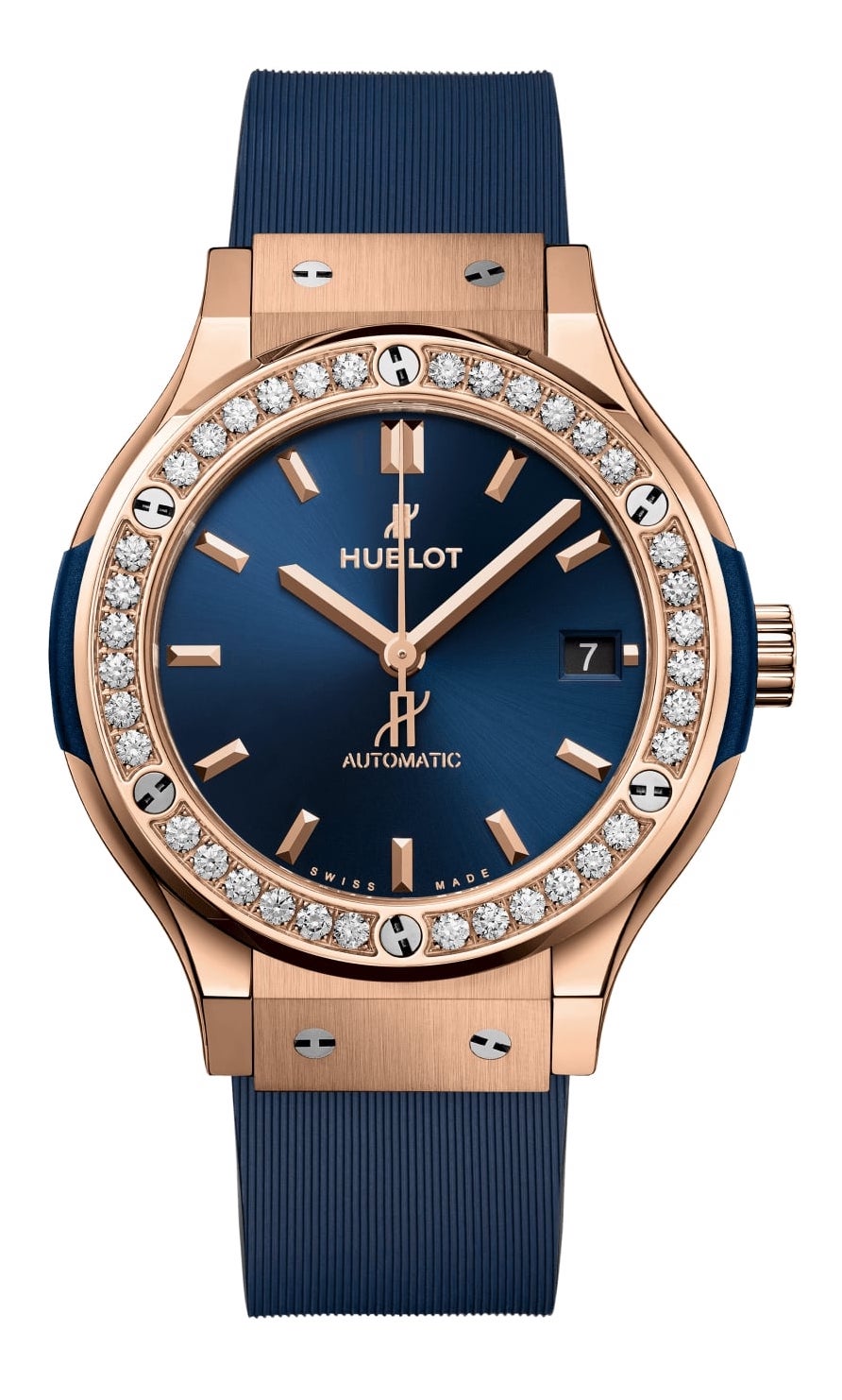 Hublot Classic Fusion Green King Gold & Diamonds Unisex Watch - Premium Luxury Product