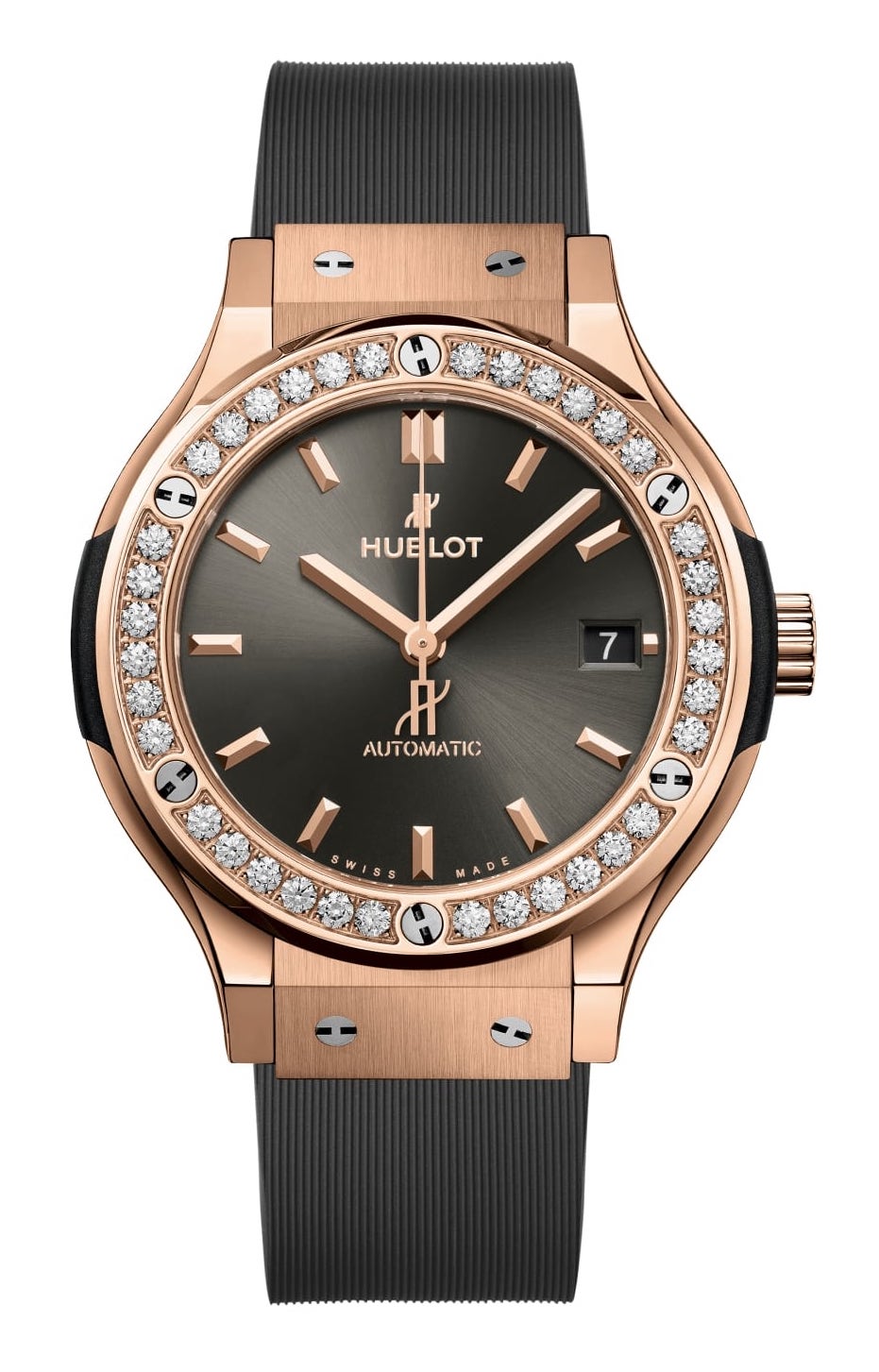 Hublot Classic Fusion 18K King Gold & Diamonds Unisex Watch - Premium Luxury Product
