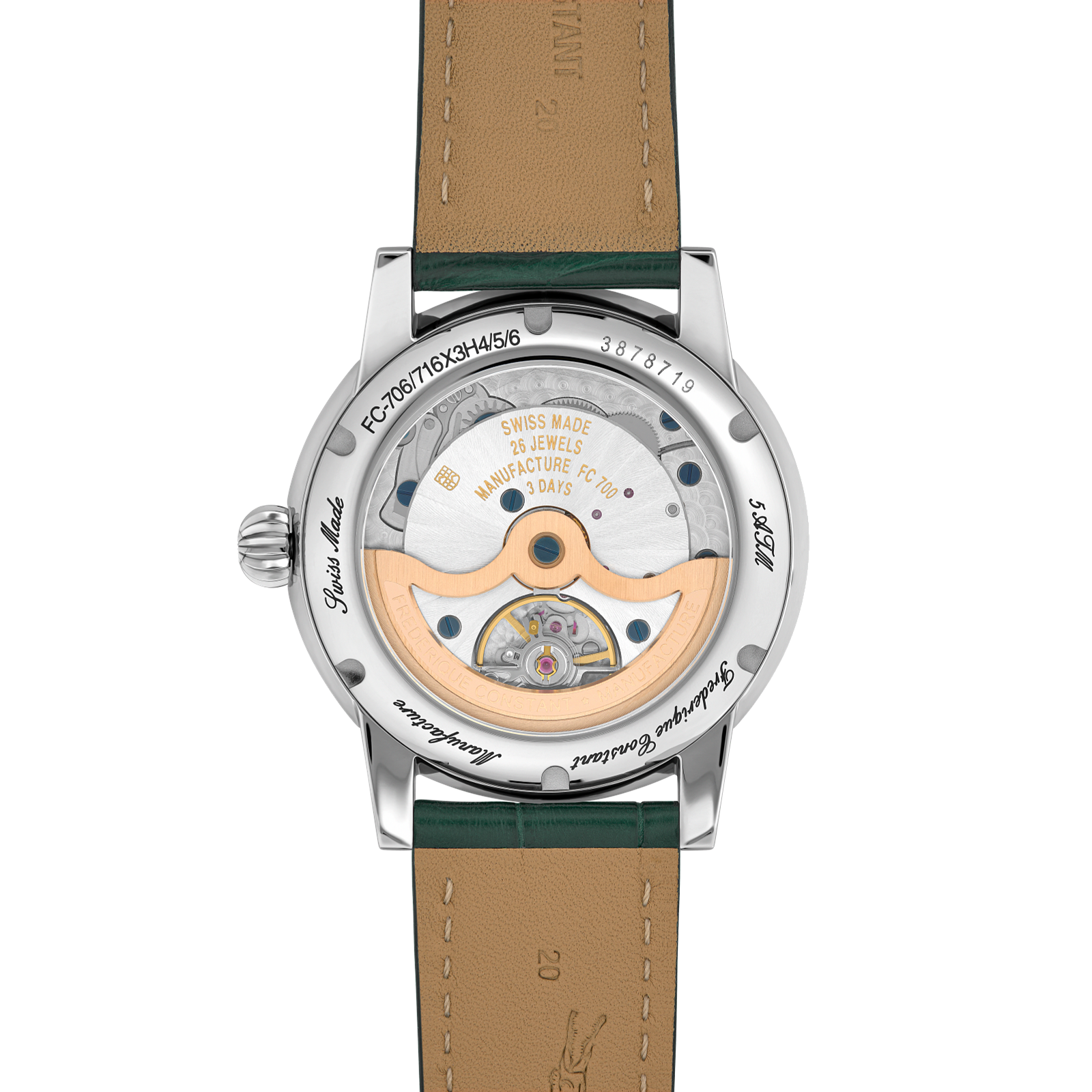 NEW MANUFACTURE CLASSIC MOONPHASE DATE FC-716GR3H6