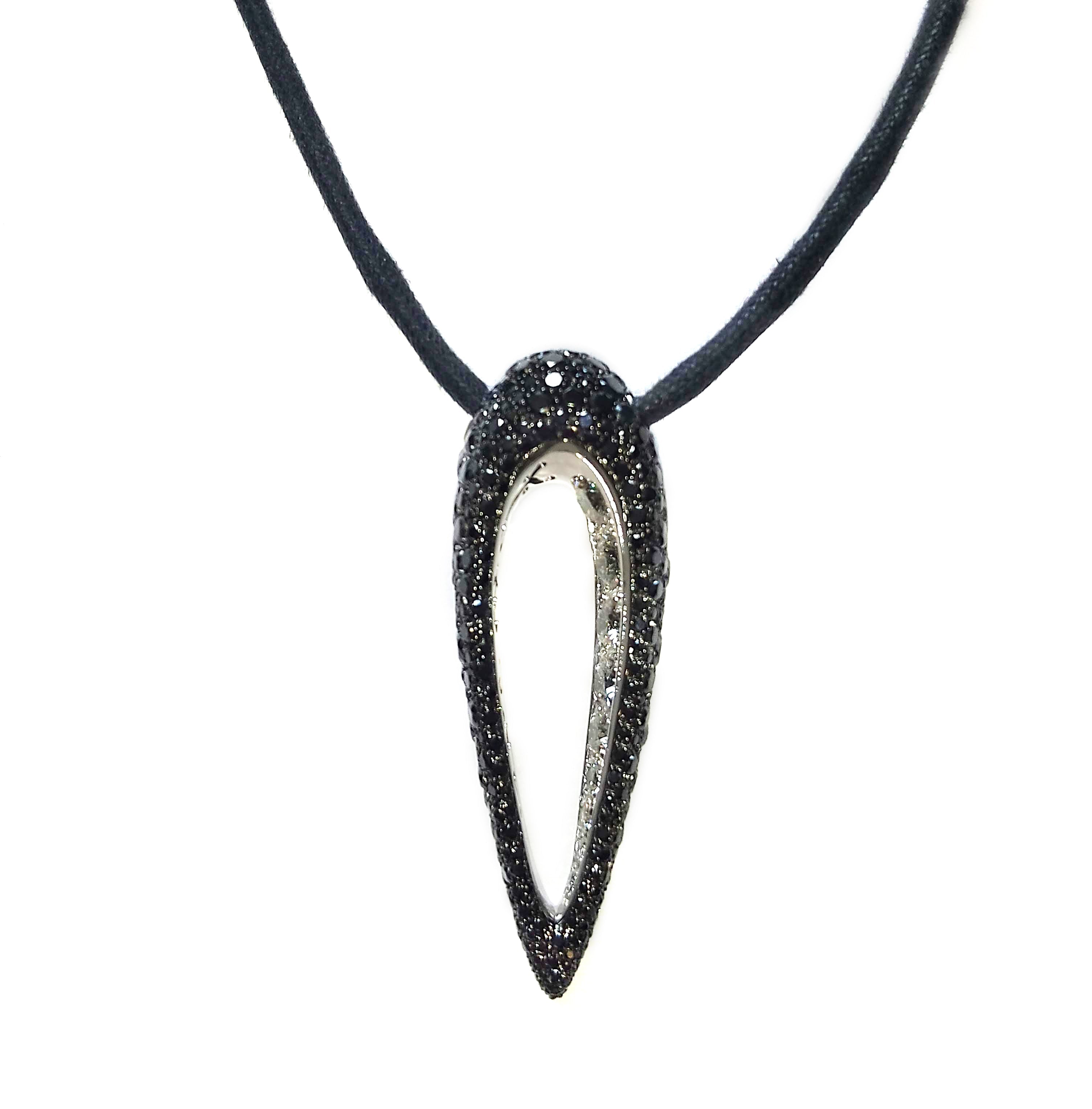 De Grisogono Polina Pendant With Blackened Gold And Diamonds - Premium Luxury Product
