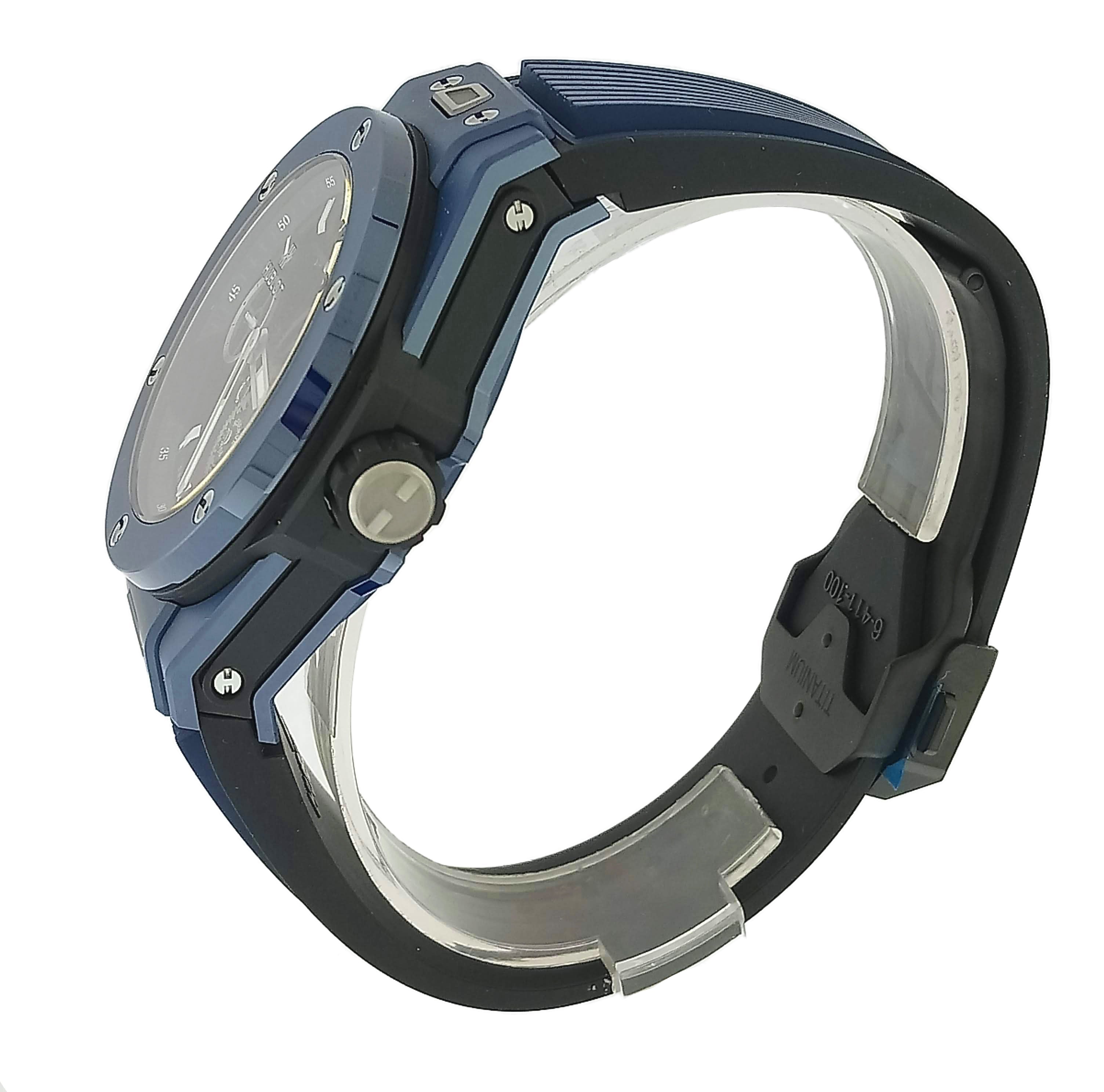 Hublot Big Bang Meca-10 Ceramic Blue Men's Watch - Premium Luxury Product